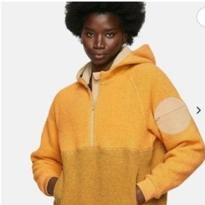 Outdoor Voices MegaFleece Yellow Half-Zip Hoodie Small